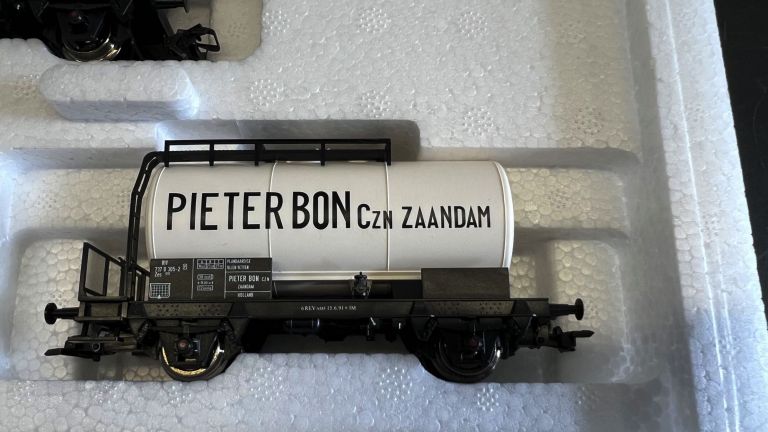 MARKLIN HO 48452 SET 2 CARRI CISTERNA OLANDESI PIETER BON A 2 ASSI COME NUOVI