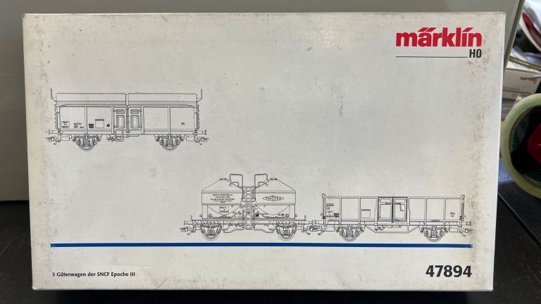 MARKLIN HO 47894 SNCF French Freight Car Set