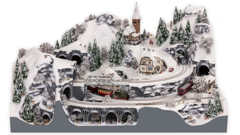 Noch 53615 easy TRACK Railway Route Kit "Theisensee"
