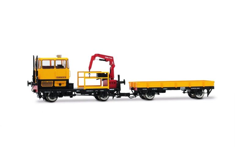 Rivarossi HR2909 FS, draisina KLV 53, livrea gialla RFI, ep. V-VI