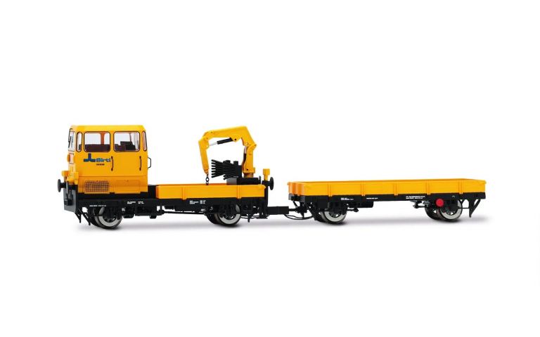 Rivarossi HR2910 FS, maintenance vehicle KLV 53 yellow livery "Sirti", ep. V