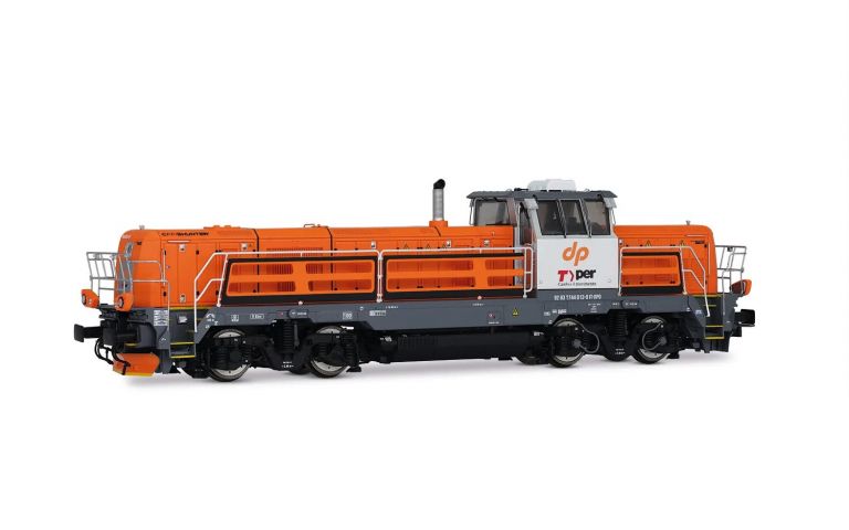 Rivarossi HR2923 TPer, locomotiva diesel da manovra EffiShunter 1000, livrea arancio/grigia, ep. VI