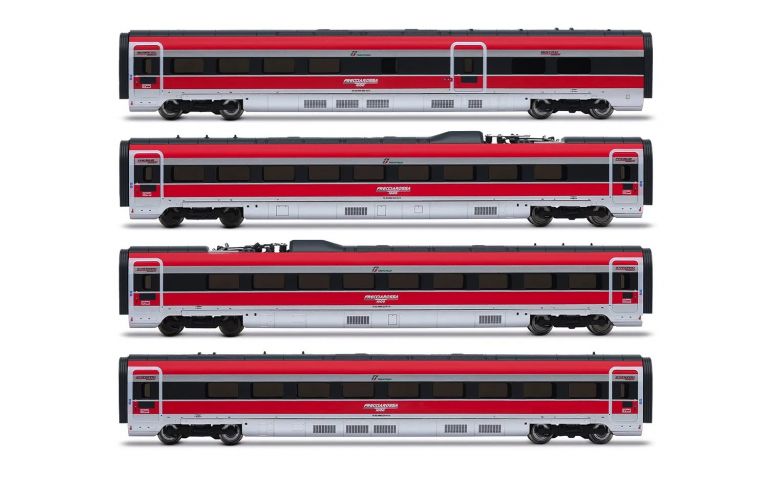 Arnold HN3513 FS Trenitalia, set aggiuntivo di 4 unit&agrave; del treno ad alta velocit&agrave; "Frecciarossa 1000", livrea pubblicitaria "Ducati", ep. VI