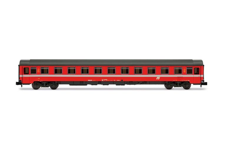 Arnold HN4493 FS, 2-unit set of UIC-Z1, consisting of 2nd class in Eurofima C1 livery + 2nd class in "Bandiera" livery, ep. V