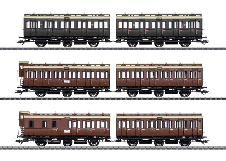 MARKLIN HO 42047 Compartment Car Set