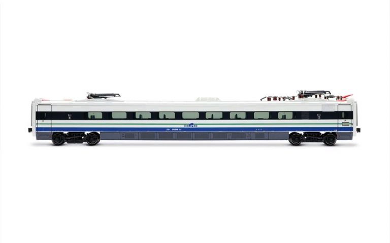 Rivarossi HR3025 Cisalpino, set di 5 carrozze intermedie per il treno ad alta velocit&agrave; ad assetto variabile ETR 470, livrea originale, ep. V
