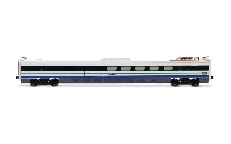 Rivarossi HR3025 Cisalpino, set di 5 carrozze intermedie per il treno ad alta velocit&agrave; ad assetto variabile ETR 470, livrea originale, ep. V