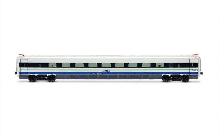 Rivarossi HR3025 Cisalpino, set di 5 carrozze intermedie per il treno ad alta velocit&agrave; ad assetto variabile ETR 470, livrea originale, ep. V