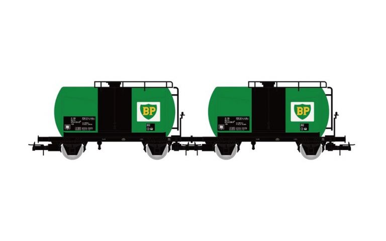 Rivarossi HR6567 FS, set di 2 carri cisterna a 2 assi "BP", ep. III