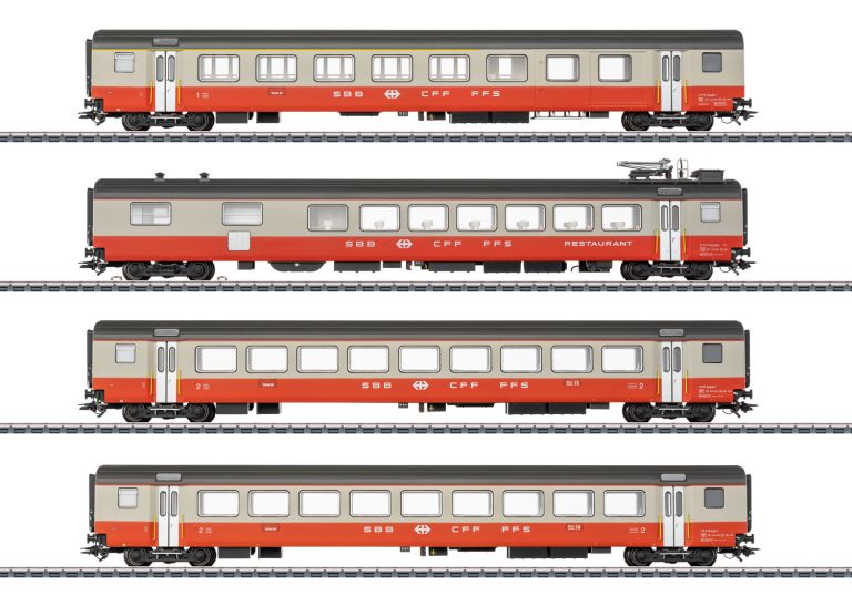 Marklin HO 42190 Swiss Express Passenger Car Set