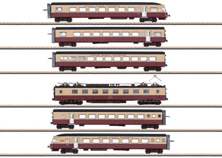 MARKLIN Scala Z 88730 Treno di automotrici rapide RAe TEE II