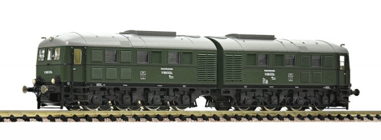 Fleischmann 725173 Scala N Locomotiva diesel-elettrica a doppia trazione V 188 002, DB