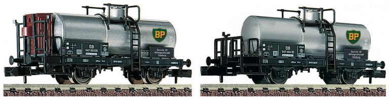 Fleischmann N Gauge 881906 - 2-piece set tank wagons, DB