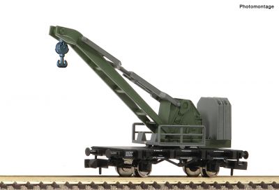 Fleischmann N Gauge 850301 - crane car type "WYHLEN", DB Fleischmann