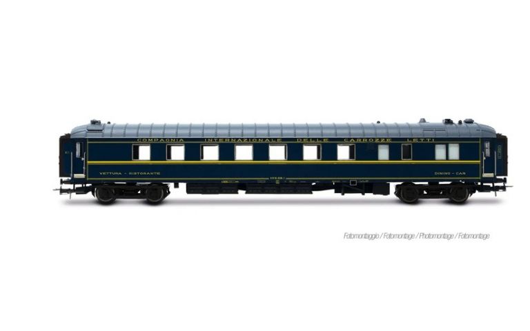 RIVAROSSI HO HR4410 FS, 3-unit pack of Exp 234/235 Remus Roma - Wien, WR "Pistoiesi" ex CIWL + WLABm MU '68 TEN + UIC-X '75 2nd class, grey