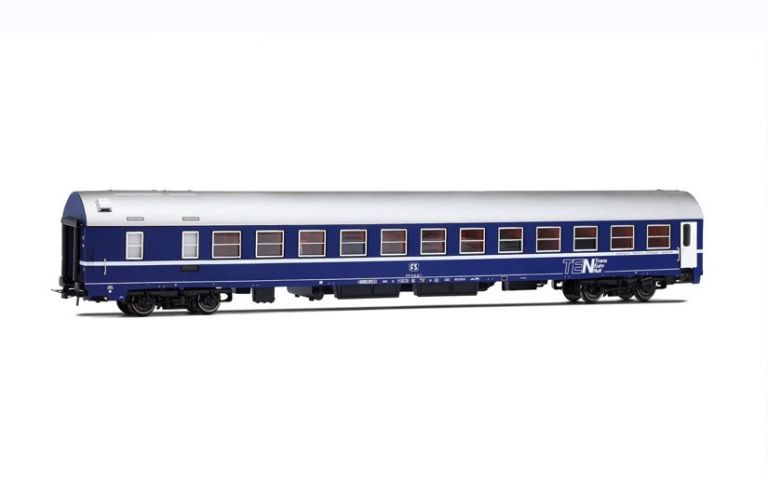 RIVAROSSI HO HR4411 FS, 3-unit pack of Exp 234/235 Remus Roma - Wien, UIC-X '68 couchettes + UIC-X '68 2nd class grey + WLABm MU '73 TEN