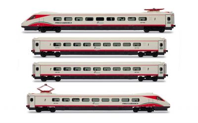 Rivarossi HR2962S FS, set di 4 unit&agrave;, treno ad alta velocit&agrave; ad assetto variabile ETR 460, livrea "Frecciabianca", ep. VI, con decoder sonoro Rivarossi