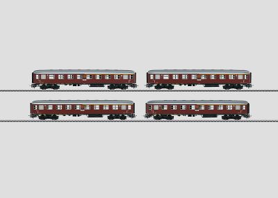 MARKLIN HO 40301 Gruppo di carrozze passeggeri "Tin Plate". MARKLIN