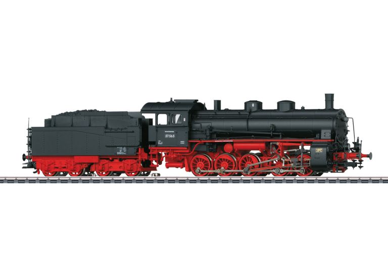 MARKLIN HO 39554 Locomotiva a vapore per treni merci con tender separato Gruppo 57.5 MARKLIN