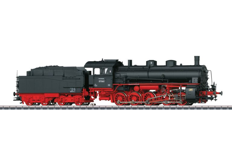 MARKLIN HO 39554 Locomotiva a vapore per treni merci con tender separato Gruppo 57.5