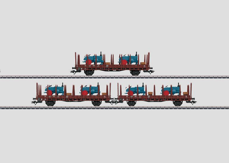 Marklin HO 46400 Gruppo di carri con stanti Rr Stuttgart, Rr 20, DB