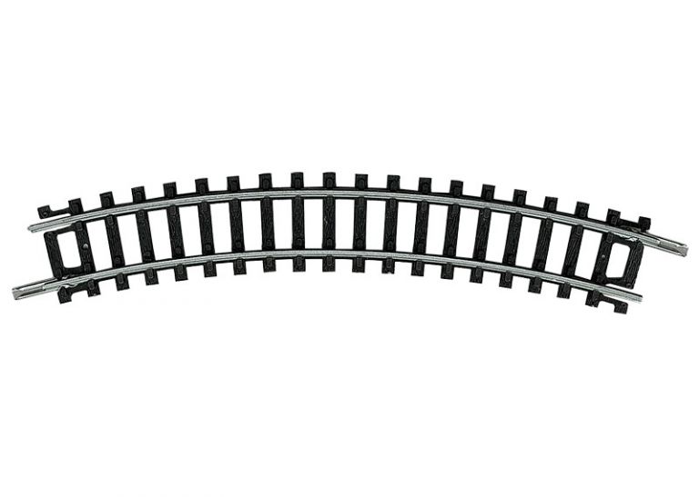 Gauge N Minitrix 14912 Curved Track R 1 - 30° Circle = 12 sections track.